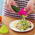 Pikkukuva 4 / 5: Keittiötyökalutarvikkeet Suppilo Malli Spiraalileikkuri (vihreä)