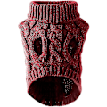 Miniatyrbilde 2 av 5: Koselig strikket hundegenser vest for små, mellomstore og store hunder M rød