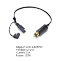 Miniatyrbillede 2 af 5: Din Hella Powerlet Stik Til Sae Adapter Konnektor Kabel 35cm Til Motorcykler Zekai