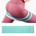 Miniatyrbild 6 av 8: Motståndsband för träning, squatband, yogaband, fitnessband, stretchband, blå, M