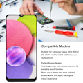Miniatyrbilde 5 av 8: Skjermbytte LCD-skjerm Touch Digitizer Montering Reparasjonsdeler for Samsung Galaxy A03s