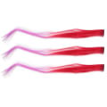 Miniatyrbilde 4 av 8: 10 stk farget klips i hårpynt Gradient Langt rett syntetisk hårforlenger hårstykke for Cosplay Party Mørk Rød Gradient Lilla