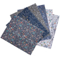 Miniatyrbilde 7 av 8: 6 stk bomullsstoff kypert utskriftsklut DIY håndlaget patchwork Quilting syhåndverk 50x40 cm (grå(6 farger))