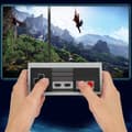 Miniatyrbillede 8 af 8: Klassisk kablet USB-spilhåndtag Spilcontroller oprindeligt designet til NES Mini Host (grå)