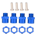 Miniatyrbilde 2 av 8: RC-bil 12mm til 17mm hjulnavkonverteringsadapter tilbehør for Sakura D4 HSP 94123 1/10 bilBlå