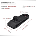 Miniatyrbillede 2 af 5: 12 stk. sorte presenningklemmer i plast - ideelle til camping, markiser og udendørsaktiviteter
