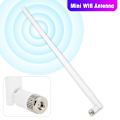 Miniatyrbillede 5 af 8: Router Omnidirektionel Antenne 10dBi hvidt netværkskort 2.4G Wifi Signal Booster
