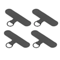 Miniatyrbillede 7 af 8: 10 stk. Telefon Tether Tab Universal Mobiltelefon Lanyard Patch Uden Klæbemiddel Til De Fleste Smartphones Forhindrer Tab Sort