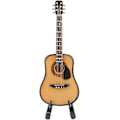 Miniatyrbilde 2 av 5: Mini Gitar Modell Ornamenter Håndverk Tre Gaver Leker Hjemmeinnredning Med Oppbevaringsboks Håndlaget (10CM)
