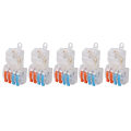 Pikkukuva 1 / 8: 5 kpl Wire Quick Connector Break Free Plug and Pull T-tyyppinen jakoliitin T24C 250V 32A