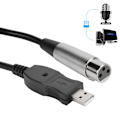Miniatyrbillede 5 af 8: Mikrofon Mic Link Kabel Adapter USB til XLR Mikrofon Link Kabel Kabel 3 meter
