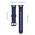 Miniatyrbillede 6 af 7: Udskiftningsbånd, der er kompatible til Xiaomi Mi Band 7 Pro bløde silikonearmbånd, åndbar, justerbar håndledsrem