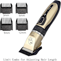 Miniatyrbillede 2 af 5: Clipper Trimmer Hunde Kat Hårklipper Professionel Dyrehårstrimmer Kæledyrstrimmer Med 4 Begrænsningskamme