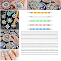 Miniatyrbillede 3 af 5: 13 stk. Mandala Dotting Værktøj Maleri Sten Prik Kit Sten Maleri Pen