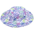 Miniatyrbild 8 av 8: Justerbar strandhatt solhatt unisex baby pojke flicka utomhus barn solhatt lila blomma M