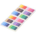 Miniatyrbild 8 av 8: 12 st 4 färger gradient bläckdyna set färgglada DIY hantverk kort presenttillverkning stämpelplattor