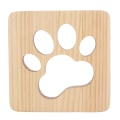 Miniatyrbillede 3 af 8: Cat Paw Night Light Udhulet Blødt lys Øjenbeskyttelse Bærbar 3D trælampe med USB-interface Natlampe til soveværelset