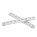 Miniatyrbilde 7 av 8: 1 par 3102-0009-0072 flat bjelke 9 hull 4 x 8 x 72 mm tilbehør til robotstruktur