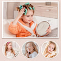 Miniatyrbilde 4 av 8: Jenter Late som Makeup-sett Prinsesse Kosmetikk Leker Lett å Oppbevare Bærbar for Barn Gave Håndholdt Makeup Bag