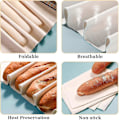 Miniatyrbillede 5 af 5: 2 STK 45x75cm Professionel Brød Hæveklæde, Linned Couche Brød Hæveklæde til Baguette Brøddej Forberedelse og Bagning_SZXM