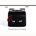 Miniatyrbild 5 av 5: 2-pack Dörrstoppslarm med 120DB Siren Dörrstopp för Hem & Resa (Svart)