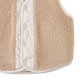 Miniatyrbilde 8 av 8: Barn Fuzzy Vest Dobbeltsidig Stil Vesten Mote Alle Matchet Vinter Vest Jakke 100cm/39.4in