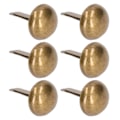 Miniatyrbillede 3 af 8: 200 stk møbelpolstringsstifter i bronze 0,3 tommer metalbelægning blank nem installation dekorative søm til tøj tasker sko