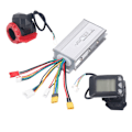 Miniatyrbillede 6 af 8: 36V 350W Motor Controller Display Panel Tommelgas Sæt Aluminium PCB Plast Elektrisk Cykel Modifikationssæt til Elektrisk Cykel Scooter