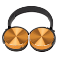 Miniatyrbilde 8 av 8: 450BT Bluetooth-hodesett Subwoofer Justerbart Multifunksjonelt Trådløst Kort Spillhodesett for Spill Gull