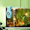 Miniatyrbild 3 av 5: Akvariekylare, kylfläktsystem för akvarium med lågt ljud, mini akvariekylare, blå
