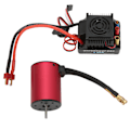 Miniatyrbilde 6 av 8: RC børsteløs motor ESC-kombo 60A ESC S3650 5200KV børsteløs motorkit for 1/10 RC bil lastebil beltekjøretøy