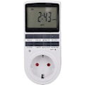 Miniatyrbillede 1 af 5: Digital Smart Energi Besparende Timer Stik Flammehæmmende Høj Effekt Timing Strømstik Smart Timer Switch med (220-240V EU Stik)
