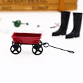 Miniatyrbillede 5 af 7: 1:12 Miniature Dukkehus Simulation Mini Havearbejdsredskaber Udendørs Dekor Legetøj Vogn Tilbehør