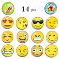 Pikkukuva 1 / 4: 14 kpl Jääkaappimagneetti Emoji Magneetti Jääkaappimagneetit Söpöt Hauskat Jääkaapin Magneettitaulun Magneetit Soveltuvat Valkotaulujen ja Muiden Pintojen Koristeluun
