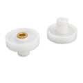 Miniatyrbillede 8 af 8: 2 stk. kødhakkergear i plast, der arbejder effektivt, multifunktionelt, med høj kompatibilitet, til pølsemaskine og chiligryde