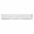 Miniatyrbillede 3 af 8: Rhinestone Maleri Lineal i Rustfrit Stål Tomme Gitre Point Drill Pen Lineal til 5D DIY138MM