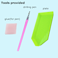 Miniatyrbilde 8 av 8: DIY Diamantmaleri Krystall Rhinestone Broderi Kunst Fargerik Hjem Rom Innredning 8713