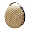 Miniatyrbillede 4 af 5: Bærbar CD Wallet Case Organizer PU 20 Kapacitet Forebyg Rids Beige
