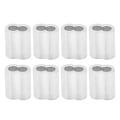 Miniatyrbilde 8 av 8: 100 stk M4 aluminiumhylser presshylse dobbelthull 8-formet oval klemme vaierklemme