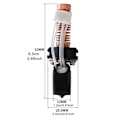 Miniatyrbillede 2 af 5: 3D Printer Dyse Udskiftning Professionel Robust Aftagelig Multifunktionel