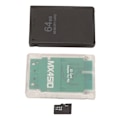Miniatyrbillede 7 af 8: Hukommelseskortlæser Stabil erstatningshukommelseskortadapter med 64G hukommelseskort og FMCB 64MB spilkort til PS2 Slim