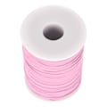 Miniatyrbillede 8 af 8: Elastisk ledning 50 Yards 0,1 tommer bred blød fleksibel nylon åndbar vaskbar armbåndssnor til håndværk DIY perler Pink