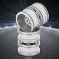 Miniatyrbilde 6 av 8: Metalllekebil dobbel bakhjulsnav tilbehørsdeler Passer for WPL 1/16 B14 B24 B16 B36 RC CarSilver