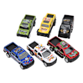 Miniatyrbild 8 av 8: 6 st 1:64 Bilmodell Simulering Legering Pickup Fordon Set Pickup Truck Modell Barnleksak#1