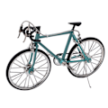Miniatyrbild 1 av 8: Cykelmodell simulerad levande design vacker utsökt texturerad legering cykel prydnad leksak för present dekoration