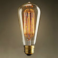 Miniatyrbild 6 av 8: 6 st E27 Retro LED-lampor 40W för matsal vardagsrum sovrum badrum