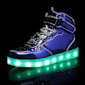Miniatyrbillede 3 af 5: Seje LED Lysende Børnesko - Lysende Blinkende Sneakers til Drenge og Piger