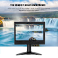Miniatyrbillede 7 af 8: 7in 1024x600 opløsning 16:9 multifunktionsdisplay til HDMI / VGA / AV-indgang med stativ (100-240V) AU-stik