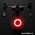 Miniatyrbilde 1 av 5: Ny Hjerteformet LED Sykkellys USB Oppladbart Sykkel Baklys Vanntett MTB Ring