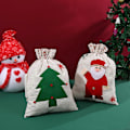 Miniatyrbilde 2 av 4: 30*40cm, 4 Stykker Store Julegaveposer med Snøring for Julegaver Enkel Innpakning Gaveposer for Festgaver -